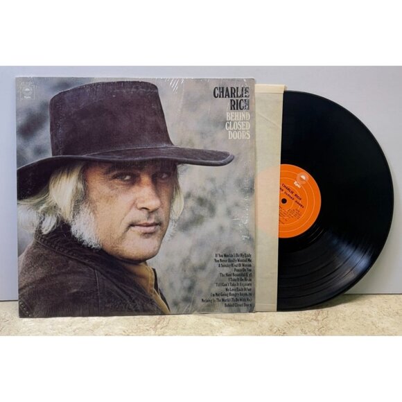 Charlie Rich Behind Closed Doors Country Vinyl LP Epic In Shrink - Picture 1 of 6
